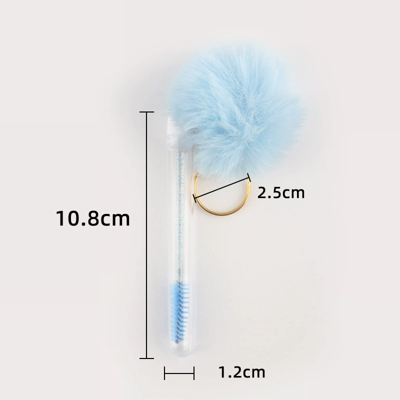 Eyelash extension, transparent brush for eyelashes
