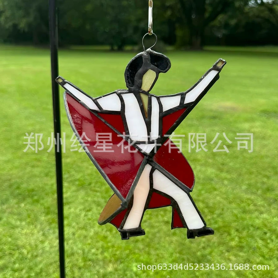 Cross-border popular Handmade Stained Spinner Memphis melody spinner