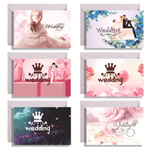 浪漫婚宴邀请卡婚礼祝福留言问候卡片手写贺卡套装美国亚马逊批发