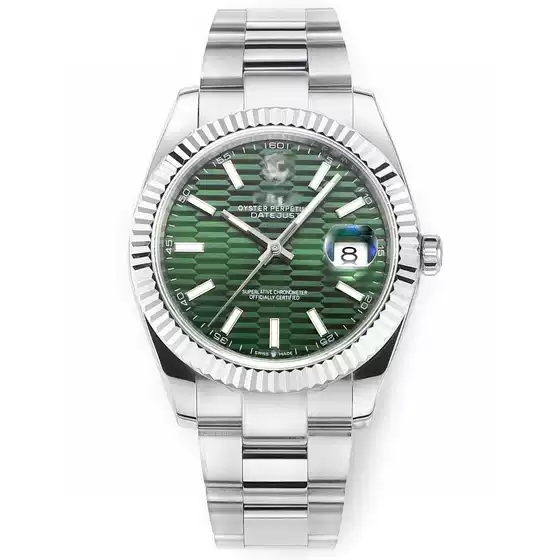 Laojia Men's Datejust Automatic Mechanical Oyster Steel Strap Men's Diamond Face Sapphire Single Calendar Couple Mark Waterproof Women