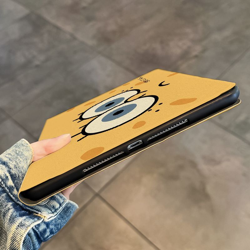 Spongebob Squarepants iPad Protective Case 10Th Generation Book-Style Apple Air6 with Pen Slot Min6/5 Full 10.2 Tablet Case