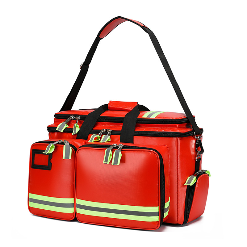 Bolida - Mochila para cilindro de oxígeno de gran capacidad, 2L/3L, bolsa para ECG, bolsa para DEA, bolsa para control de salud y enfermedades