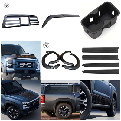 Suitable for Byd Shark Car Modification and Retrofitting with a Set of Illuminated Wheel Arch Kits for Collision Protection