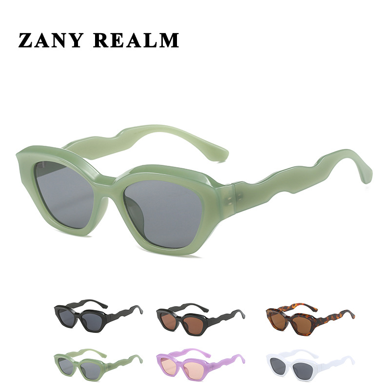 Nuevo original estilo coreano dopamina desgaste gafas de sol transfronterizo neutral dulce estilo fresco UV400 gafas de sol fabricante en stock