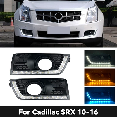 Cadillac SRX üçün Dəyişdirilmiş Xüsusi LED Gündüz Hərəkət İşıqları Ön Duman İşıqları