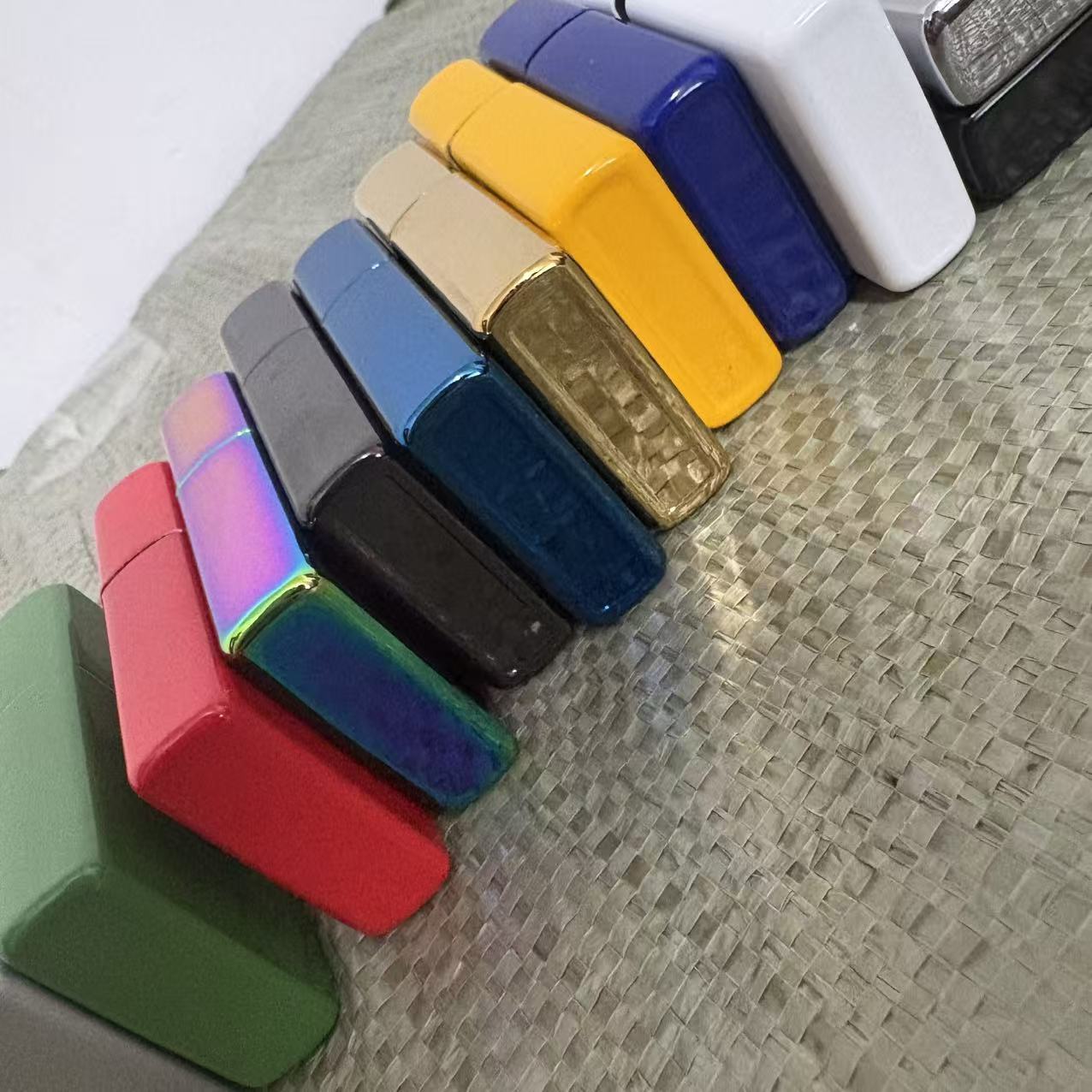Factory Direct Sales Kerosene Lighter Iron Shell Blank Housing Package DIY Shell Machine Lighter Accessories Without Core