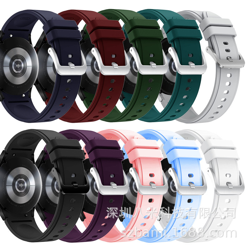 Eight meters for Samsung Galaxy Watch5/Watch4 classic Watch Silicone Official Strap