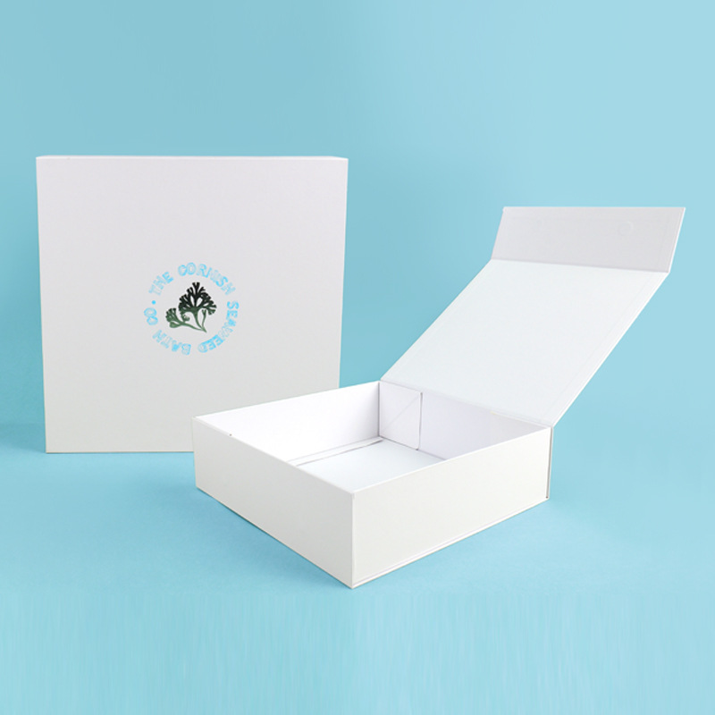 工厂定 制包装盒豪华大优质磁性闭合翻盖邮筒刚性纸板包装磁铁盒