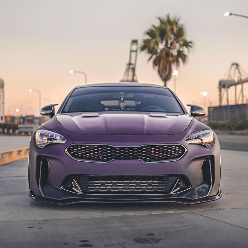 Suitable for Kia Stinger - Front lip spoiler, front corner covers, front bumper, cross-border modification parts