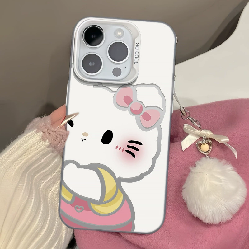 Мультяшный чехол для любимого, совместимый с iPhone 15 Plus и 14 Pro Max, яркий защитный корпус