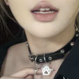 choker项圈辣妹铆钉Y2k 朋克暗黑摇滚颈饰