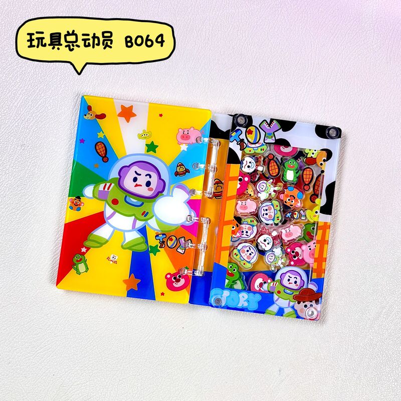 日本の漫画 A7 ルーズリーフノートブックかわいいガーリーハート高価値アニメ学生アクリル|undefined