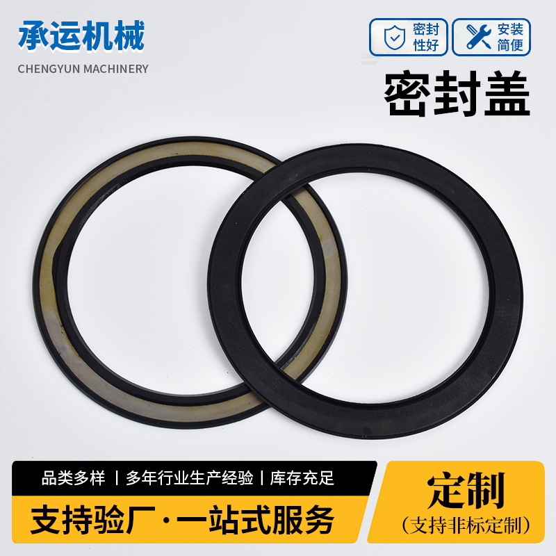 PTFE轴用密封盖防尘轴承配件 液压油缸不锈钢油封活塞密封圈