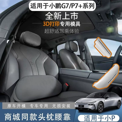 P7+ Headrest, Lumbar Support, Neck: Headrest