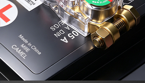 Cross-border, universal positive and negative terminal, high-quality, new model, manual brass thickened battery disconnect switch for cars, designed to prevent battery drain