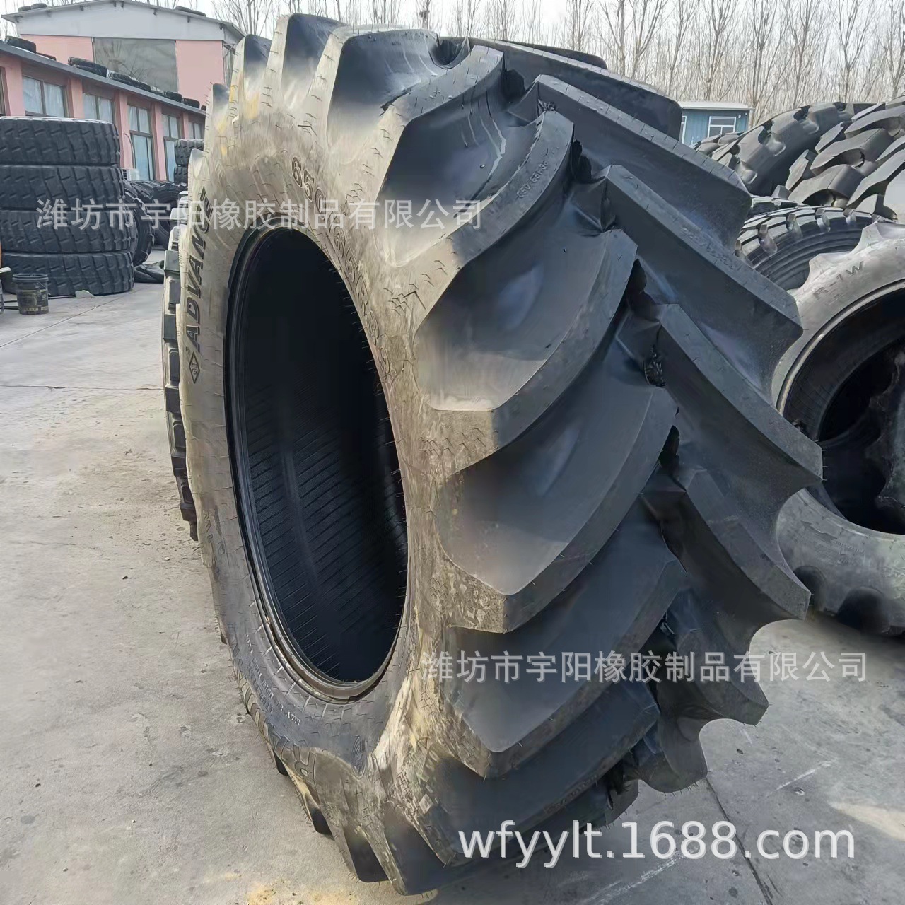 650/65R38 拖拉机配套轮胎   子午线轮胎 人字真空胎