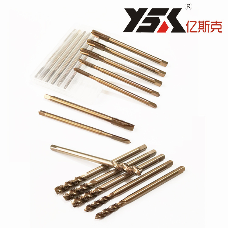 亿斯克含钴螺旋 先端 螺尖 加长机用丝锥不锈钢用加长丝攻234568