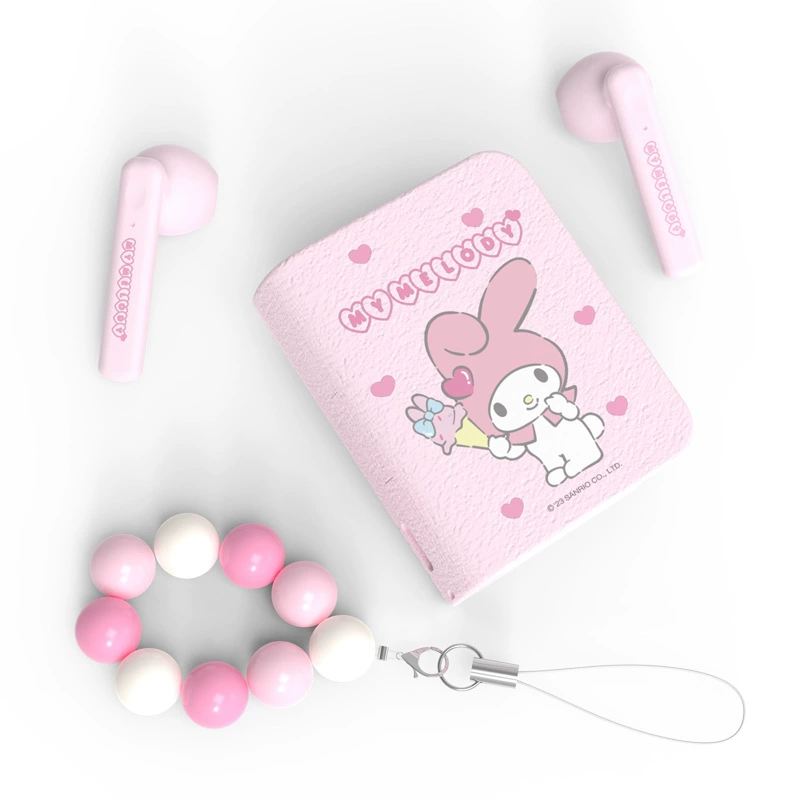 Подлинный (Genuine) наушники Bluetooth с куклой Sanrio, Kuromi Cinnamon собака, наушники беспроводные, версия 5.0, совместная модель