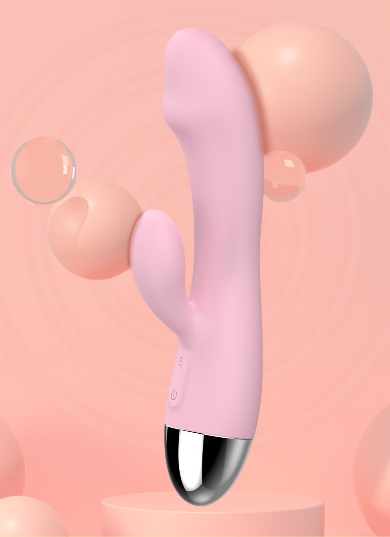 Dual-Head Vibrator with 12 Vibration Modes, Skin-Friendly Silicone, 18.5 cm — detail image 7