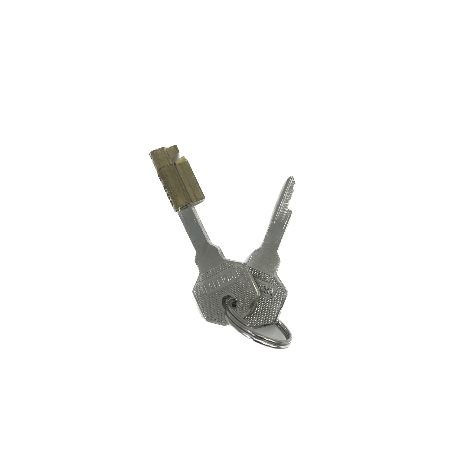 Manufacturer Wholesale Car Power Switch Lock Core, Special-Shaped Lock with Universal Opening, Single-Opening Copper Lock Core