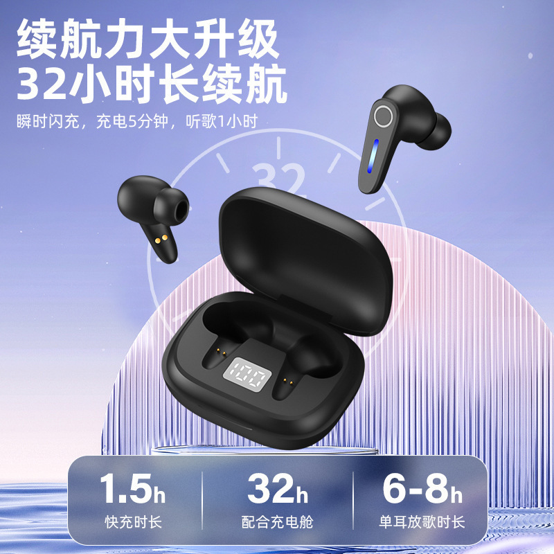 2024新型無線bluetoothイヤホン入耳式長航続電力量は男女の国境を越えた音質を示している|undefined