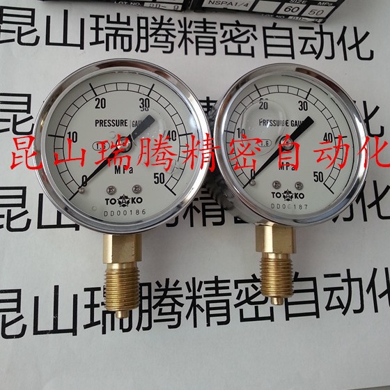NSPA-G1/4-60x50MPa东洋计器压力计TOAKO甘油压力表