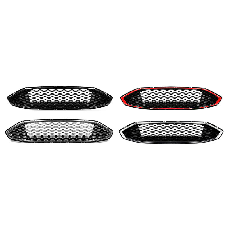 Applicable to 2017-2018 Mondeo Upper Center Grille Honeycomb Mesh Fusion Diamond-Shaped Electroplated Frame Cross-Border