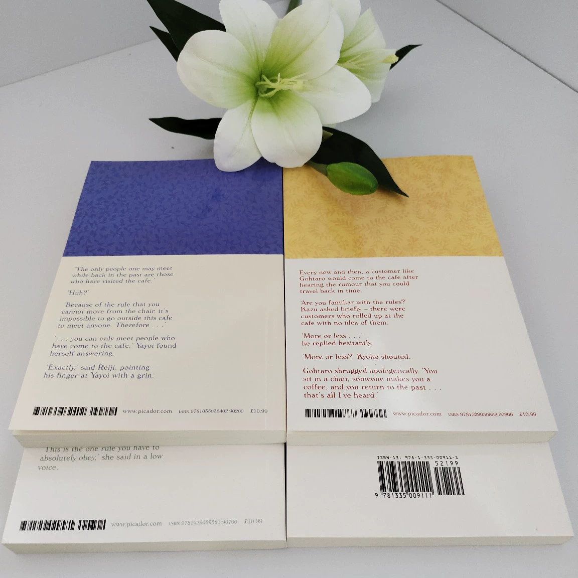 Комплект книг (Toshikazu Kawaguchi) Before We Say Goodbye / Before the Coffee Gets Cold — 4 тома на английском