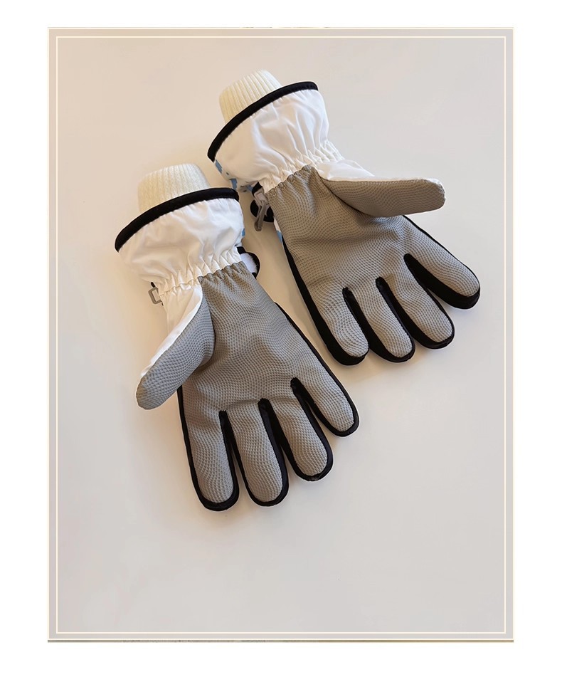 Guanti da sci invernali per bambini, caldi, per ragazzi e ragazze, per giocare sulla neve, anti-schizzi, in velluto, per ragazze, con dita fredde, transfrontalieri_voghion.com