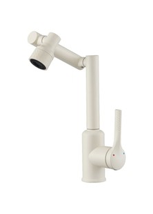 Stainless Steel Faucet Washbasin Bathroom Multi-Function Mechanical Arm Hot and Cold Water Digital Display with Universal Rotation
