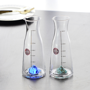 Ice Blue Turquoise Scale Household Mountain White Wine Glass Set Wine Divider Crystal Glass Red Wine Decanter Wine Jug
