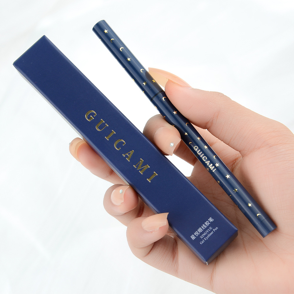 GUICAMI Galaxy Clouds Eyeliner Glue Pen waterproof Halo Eyeliner Nude make-up beginner