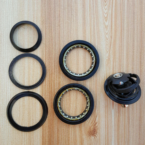 Five-piece bowl headset mountain bike bicycle accessories 44mm front fork assembly colorful water drop eight-piece bowl