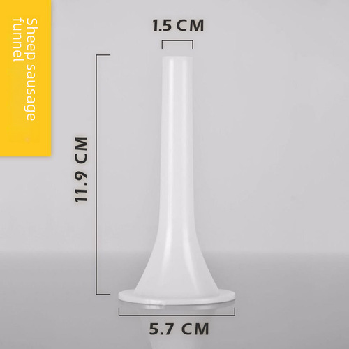 Manual Home Sausage Stuffer, Sausage Filling Funnel, Plastic Sausage Stuffer for Pig Intestine, Lamb Intestine