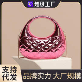 跨境新款时尚小众手提小包包晚宴包手拿配饰零钱迷你女链条斜挎包
