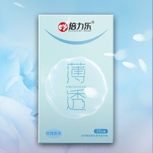 倍力乐超薄系列安全套10只装薄透玫瑰香氛避孕套成人用品批发
