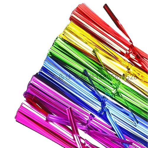 Supply of 6cm baking packaging sealing gold tie, Christmas supplies crafts gift bundling tie