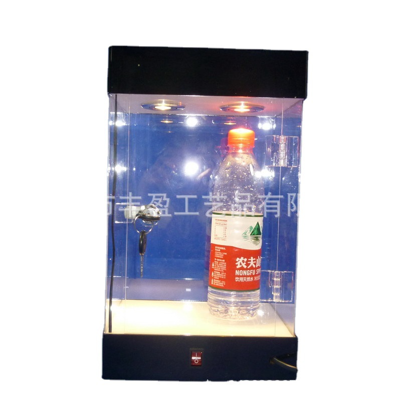 低价供应创意有机玻璃烟酒展示架 亚克力LED展示架