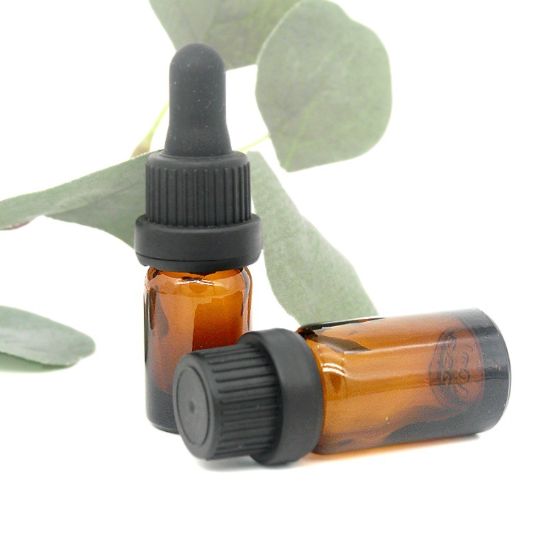 批发茶色咖啡色香水瓶琥珀色5ML按摩精油瓶10毫升小药瓶分装瓶