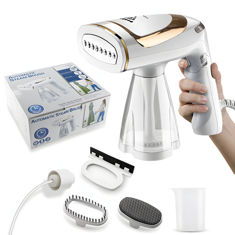 Amazon handheld folding steam brush household portable ironing machine travel ironing machine 1600w steam hanging ironing brush
