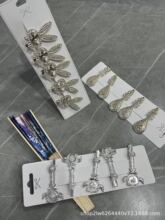 水晶发夹刘海夹子碎发女侧边后脑勺蝴蝶结头饰发卡边夹鸭嘴夹兔子