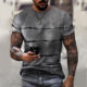 AliExpress foreign trade Men's Fashion 3D printing fashion trendy short-sleeved T-shirt European and American summer cross-border men's clothing