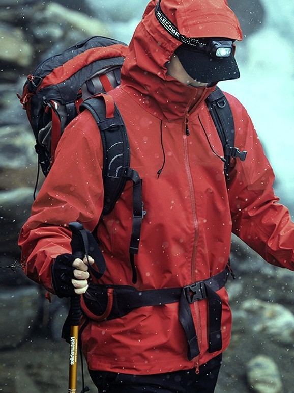鸟家冲锋衣硬壳单层户外男防水情侣外套登山服秋冬徒步登山野营|undefined