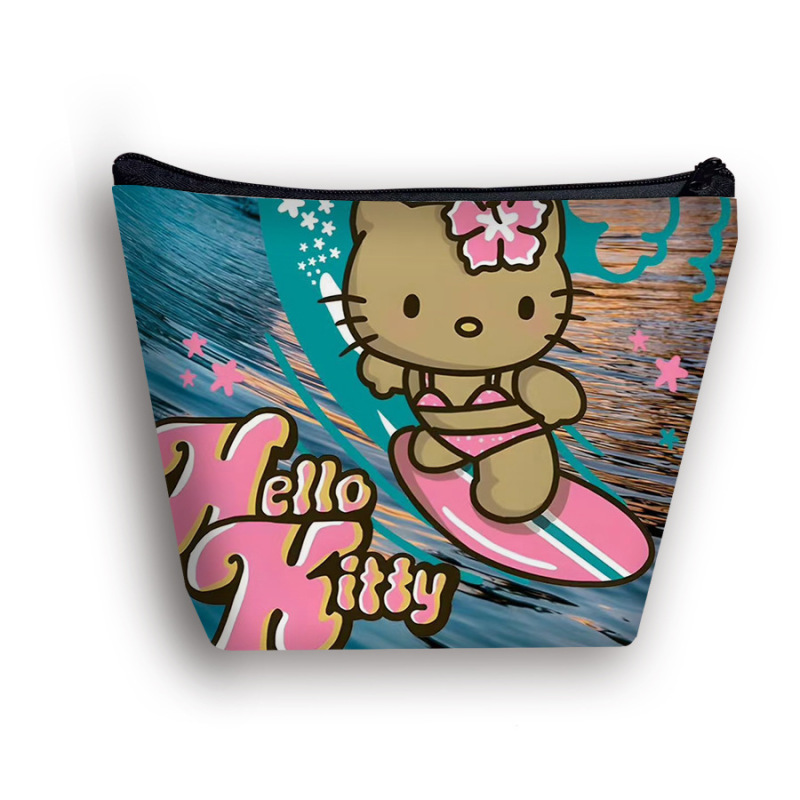 黑皮HelloKitty化妆包印花儿童洗漱包旅行女生简约收纳包包包批发|undefined