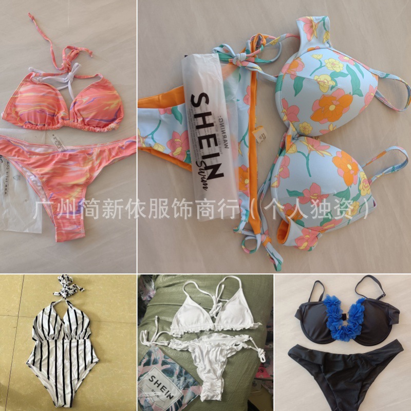 SHEIN2025 trajes de baño de dos piezas, nuevos fabricantes de bikini sexy, lotes a bajo precio en stock