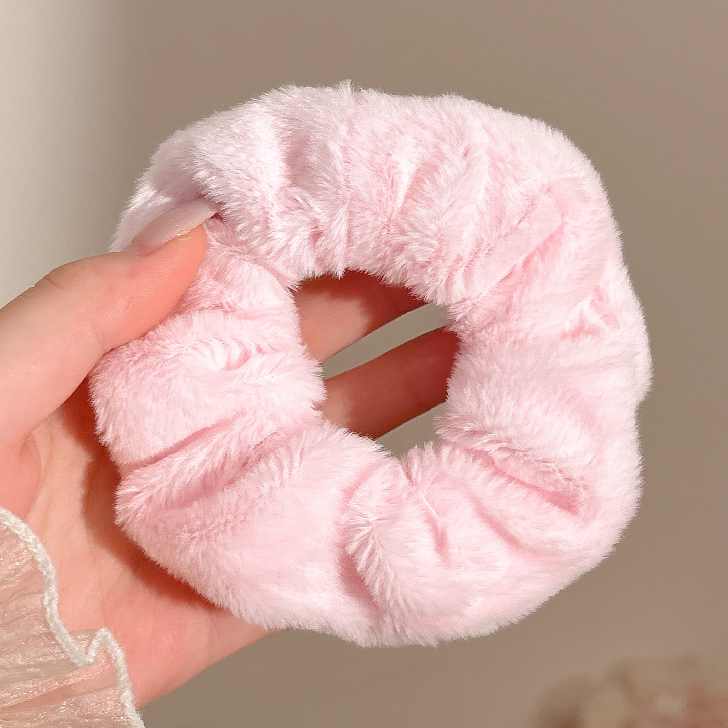 Encaje retro francés, diadema de intestino grueso, mujer 2025, nuevo estilo, cuerda para el cabello, banda de goma, lazo, dulce cuerda para el cabello, accesorios para el cabello