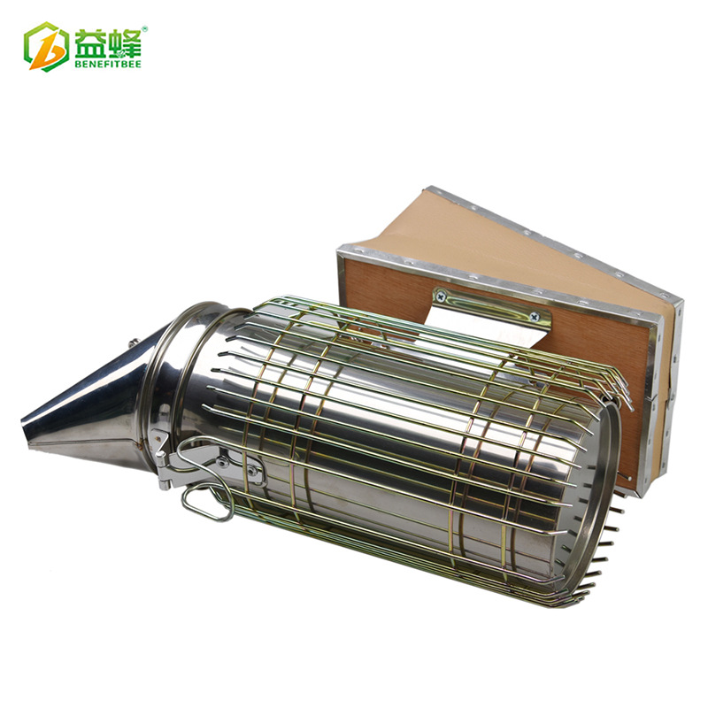 Abeja nuevo señaló humo pulverizador abeja humo extractor apicultura herramienta Acero inoxidable humo pulverizador