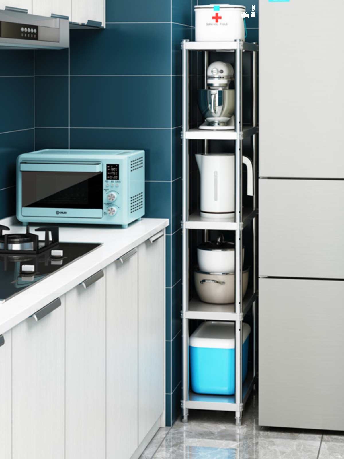 ©폭 35cm 길이 50cm - 높이 155.5cm 층©₡