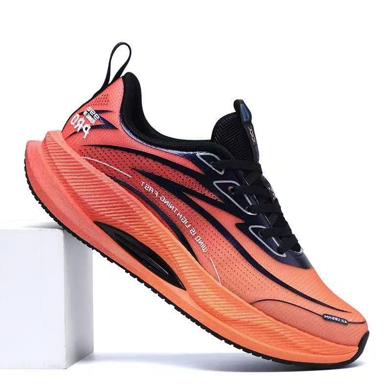 Spring and Summer New Men's Shoes, Sports Shoes, Mesh Ultra-Light, Comfortable and Breathable Sports Shoes, Lightweight Soft-Soled Thick-Soled Running Shoes