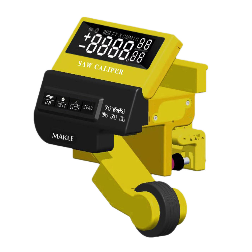 0-99MM高精度数显木工测距轮 距离测量仪 木工工具批发